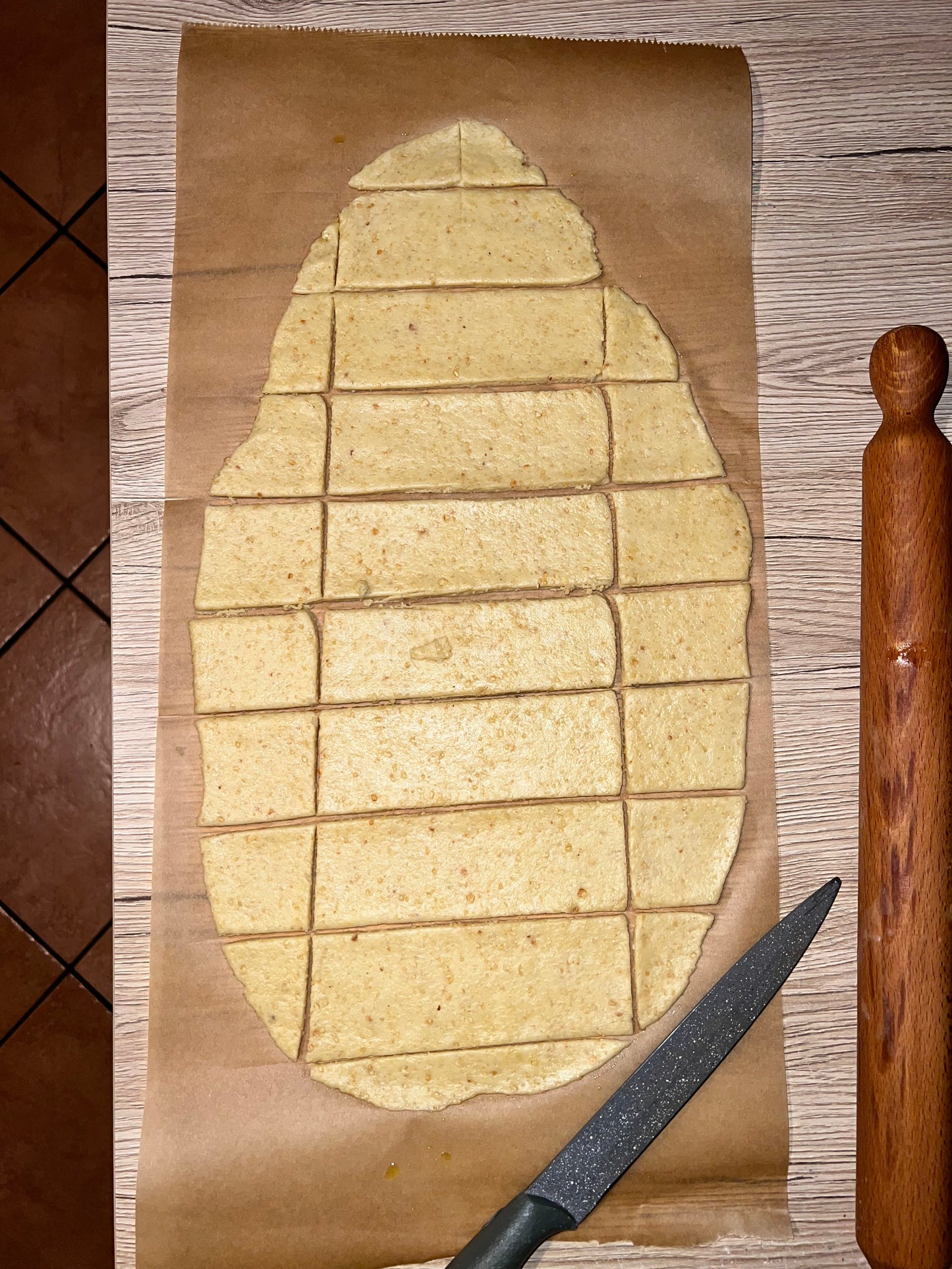Ricetta Crackers + menù pranzo e cena