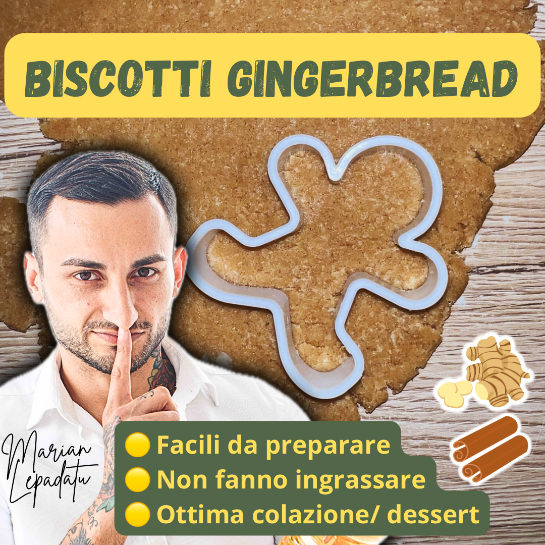 Ricetta Biscotti GingerBread + menù pranzo e cena