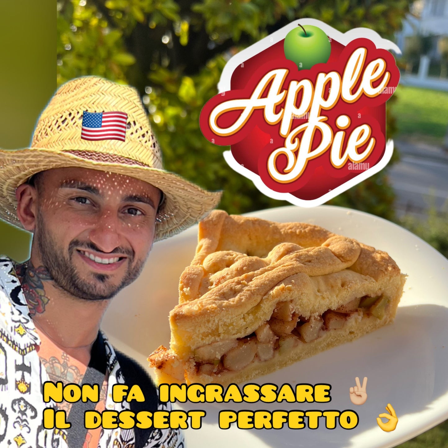 Ricetta Torta di mele + menù pranzo e cena.