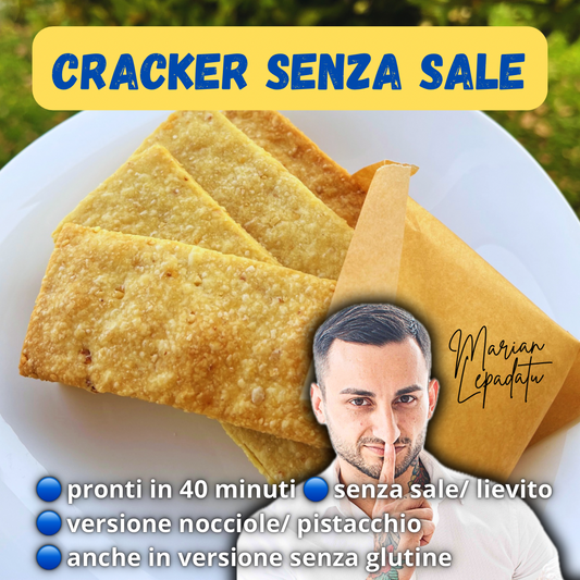 Ricetta Crackers + menù pranzo e cena